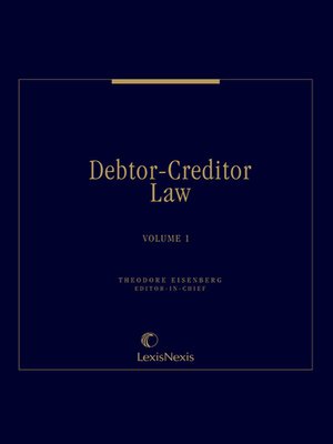 cover image of Debtor-Creditor Law